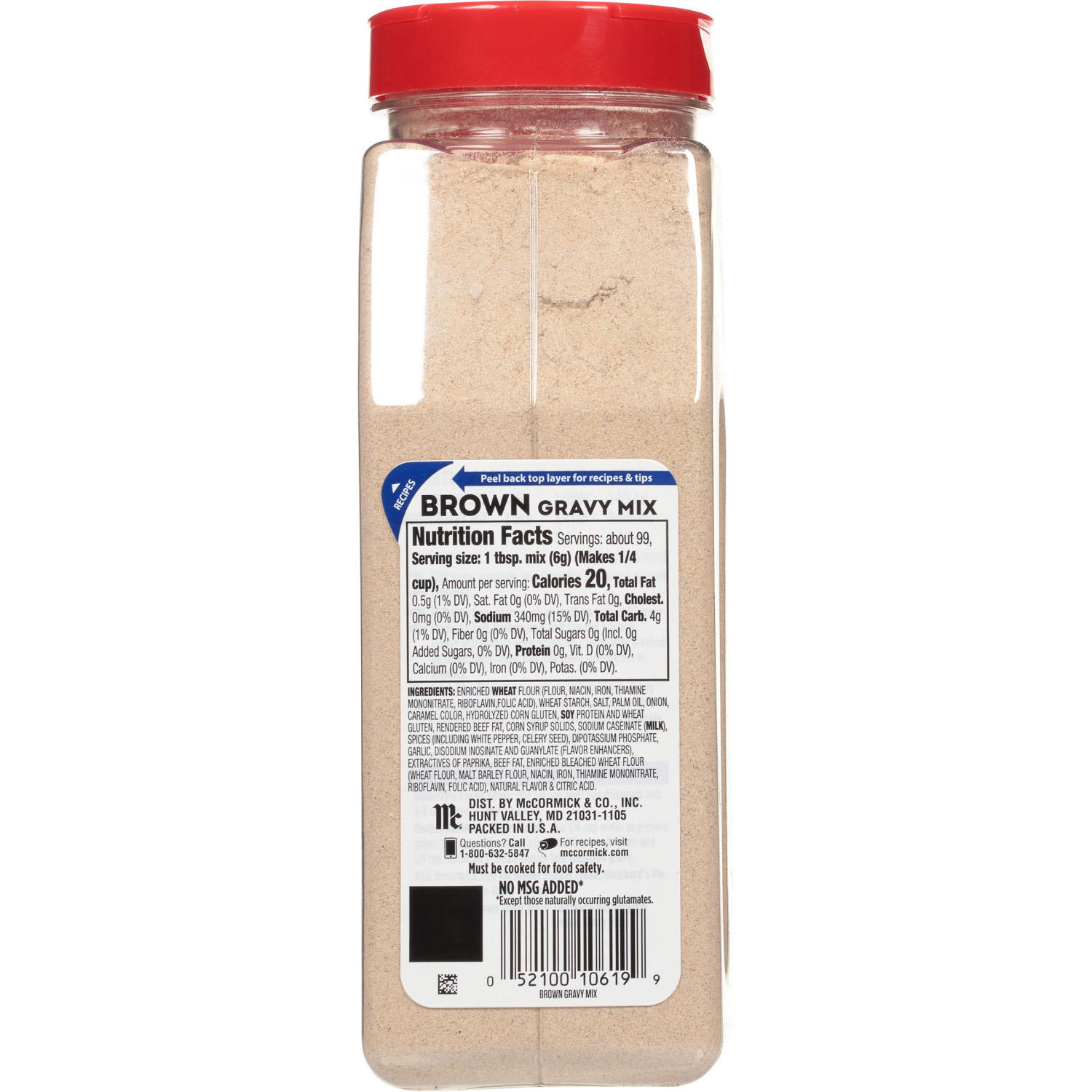 Mccormick Brown Gravy Mix 21 Oz Jarasim